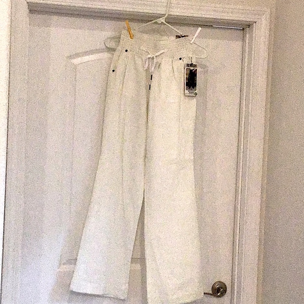 Brand new white linen pants